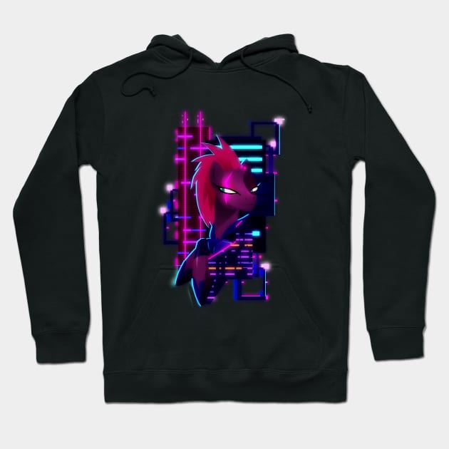 Neon Tempest Shadow Hoodie by Ilona's Store